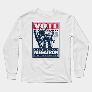 Transformers - GEN 1 - Vote Megatron Long Sleeve T-Shirt